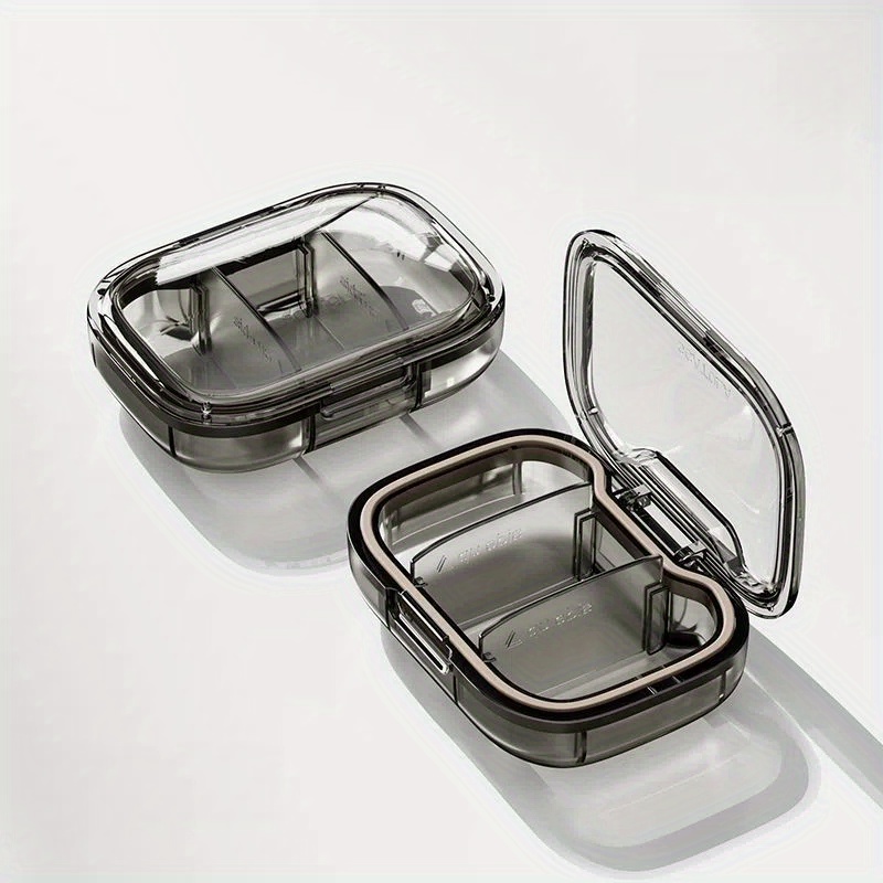 2pcs Portable Mini Pillboxes, Weekly Carry-On Pill Case