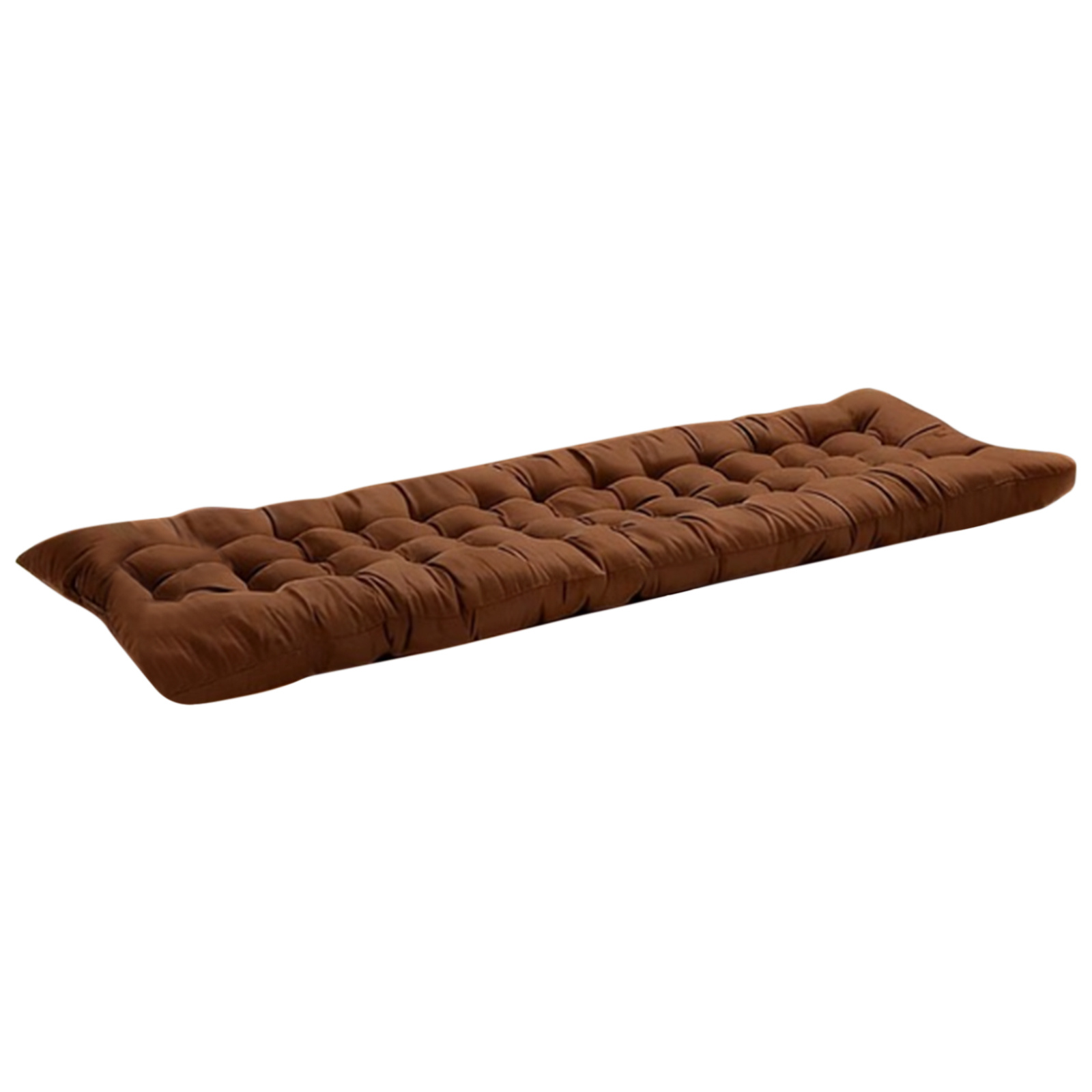 Image of Indoor Outdoor Bench Cushion With Ties, Swing Seat Cushion, Thickened Garden Loveseat Patio Chair Cushion For Porch Deck Backyard