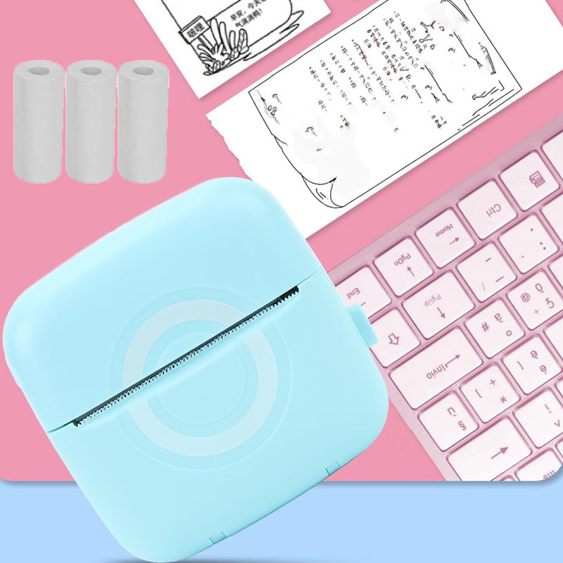 Mini Printer Thermal Paper Label Sticker Colorful Self-Adhesive Thermal Printing Paper Inkless Printing for Photo Picture