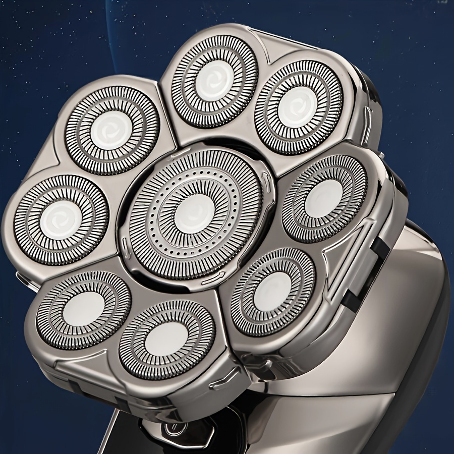 mens nine bit electric shaver bald machine usb charging   design nose hair device hair clipper all in one combination suit one machine with multiple functions and high cost performance
