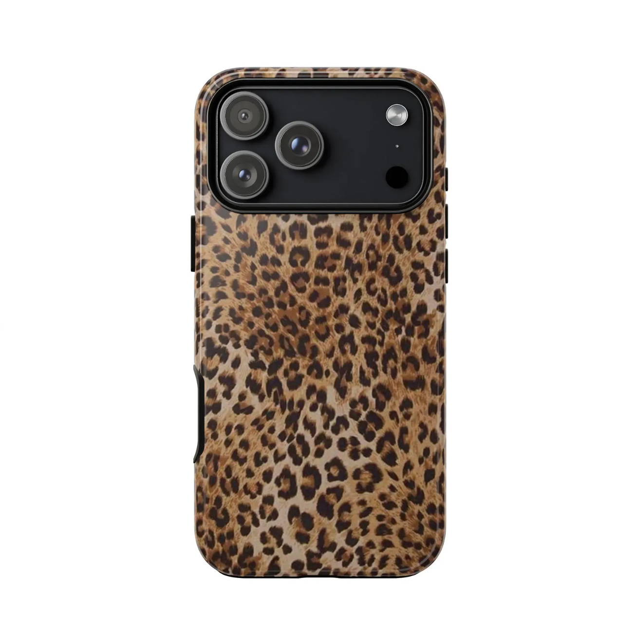 TEMU Phone Case: Classic Leopard Print Pattern Phone Case For Iphone 17/17 Pro/16 Pro Max/15 Pro/13/11/12/xs/8 Plus/7, Glossy 2-in-1 Case