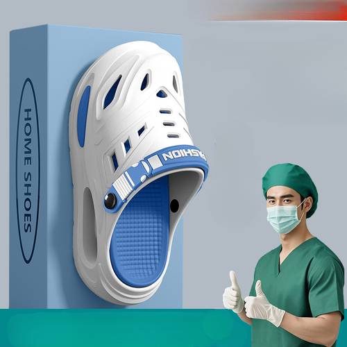breathable mens clogs 2026 hollow thick sole non slip odor resistant wear resistant surgical outdoor model