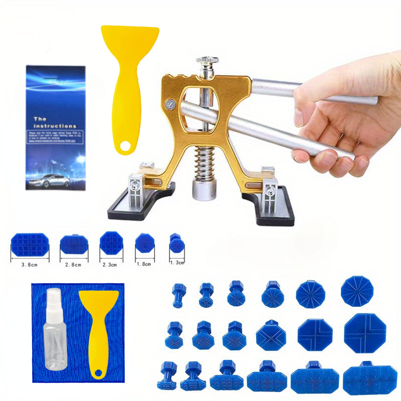 Image of New Car Dent Repair Tools Paintless Dent Repair Kit Auto Paintless Body Dent Removal Remover Kits Dent Puller For Cars