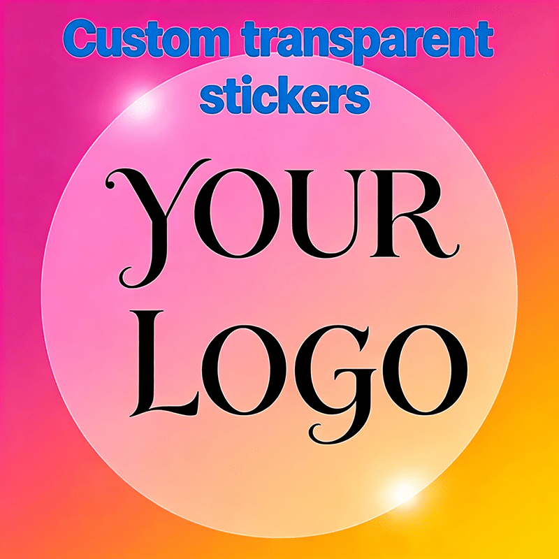 Round Personalized Custom Stickers, Available in Multiple Sizes