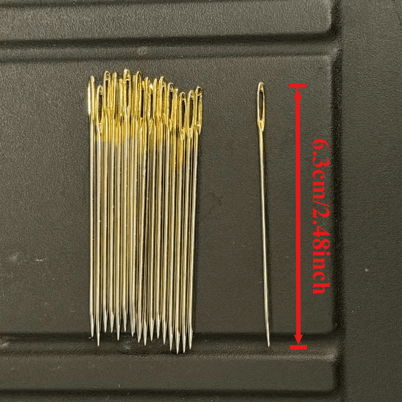 Big-Eyed Golden Tail Home Sewing Needle, High Quality and Durable