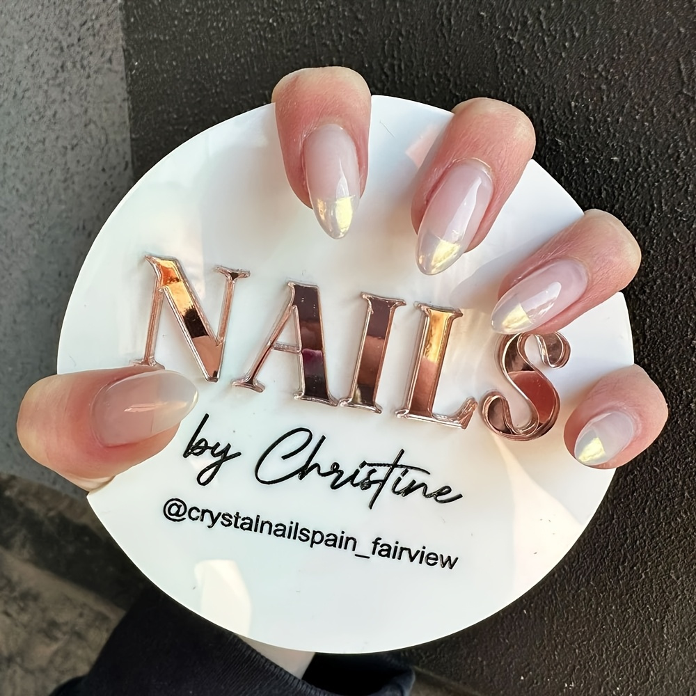 TEMU Acrylic Name Tags For Nail Art Custom Acrylic Nail Name Tags For Technicians And Artists Are Perfect For Nail Photo Name Tag Props