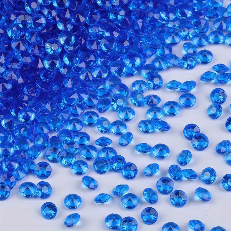 TEMU 1500 piezas/paquete de relleno de diamantes para de boda, acrílica de 4 mm para boda, cristal multicolor , relleno para de mesa del hogar,