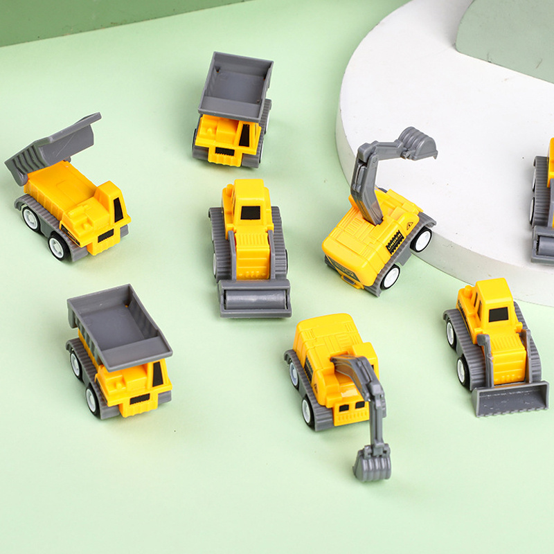 6pcs Construction Vehicles Pull Back Trucks for Kids