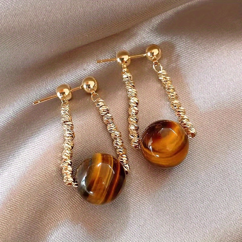 TEMU Women's Vintage Bohemian Minimalist Earrings - Material Stud Pendant Dangle, Style For Daily Wear, Weddings, Parties & - Accessories