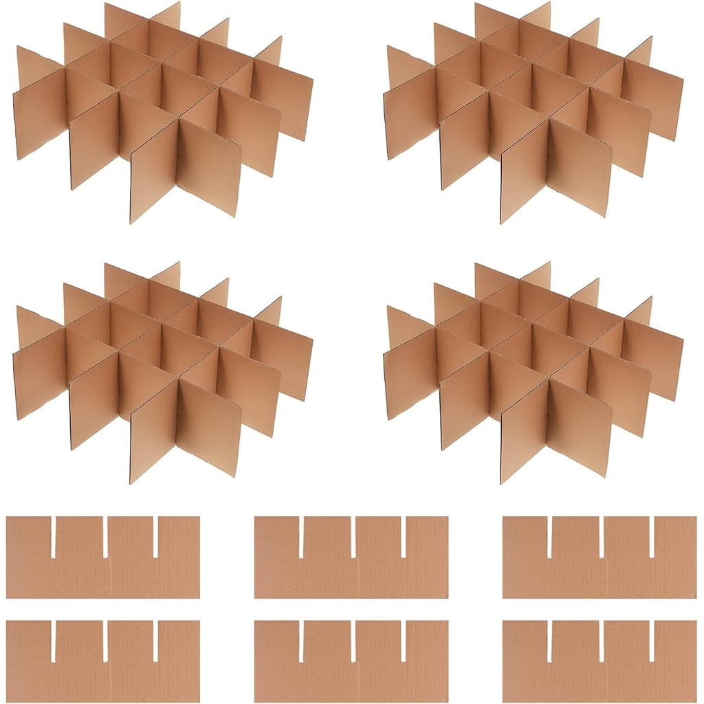 TEMU 30pcs Pack Adjustable Cardboard Dividers - -free Drawer & Storage Organizers, Lightweight Paper Partitions Suitable For Storage Boxes, Instant