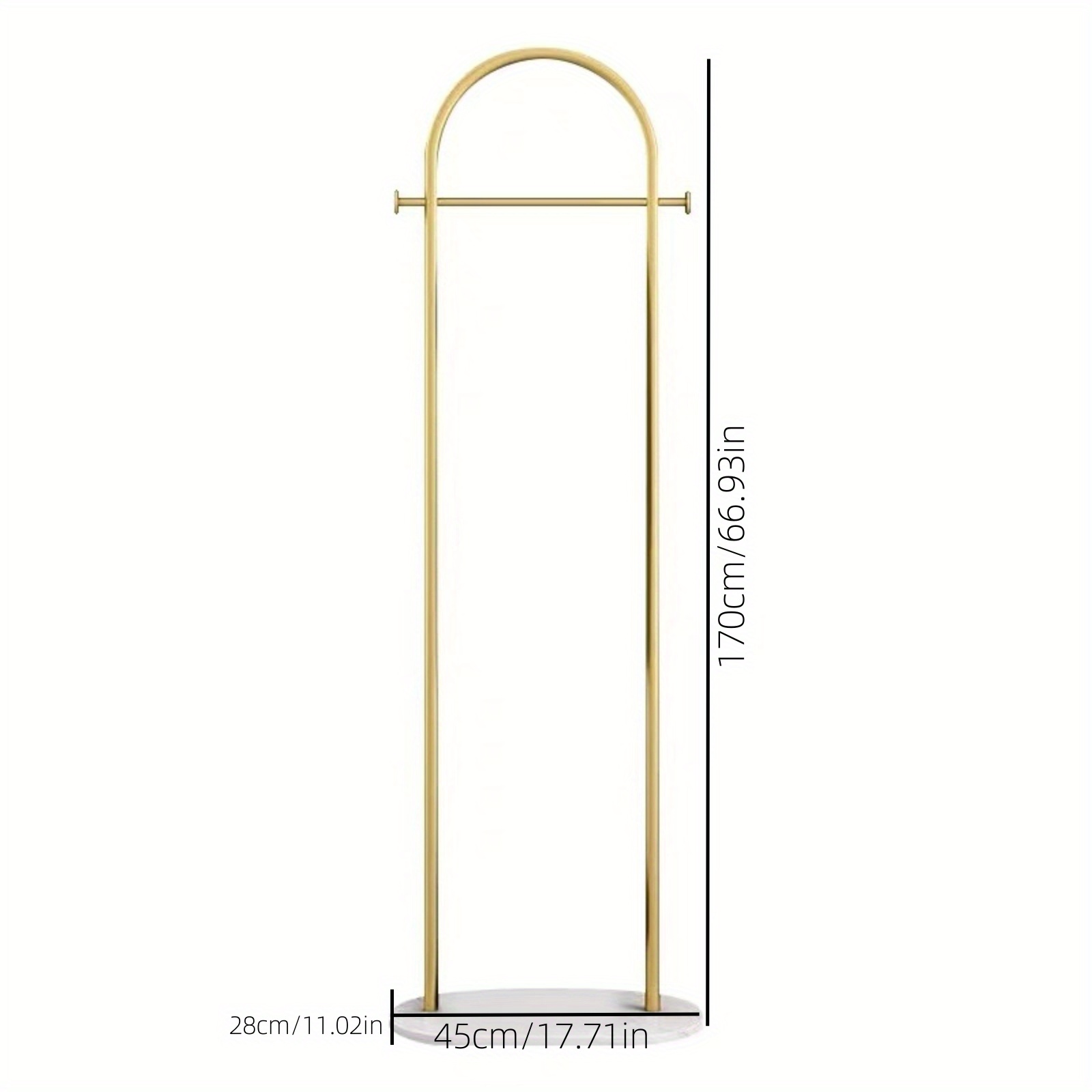 Floor-standing Clothes Hanger For Bedroom, Space-, Modern Minimalist Home Use, Living Room Garment Rack, Indoor Coat And Hat Stand