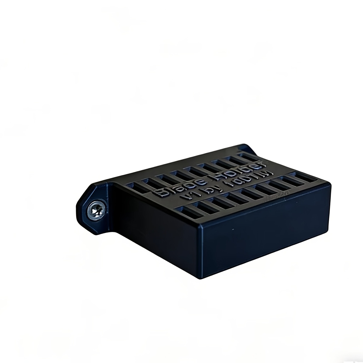 1 Wall-mounted Blade Holder, Anti-drop Design, Sturdy Plastic Material, Space- Storage Rack