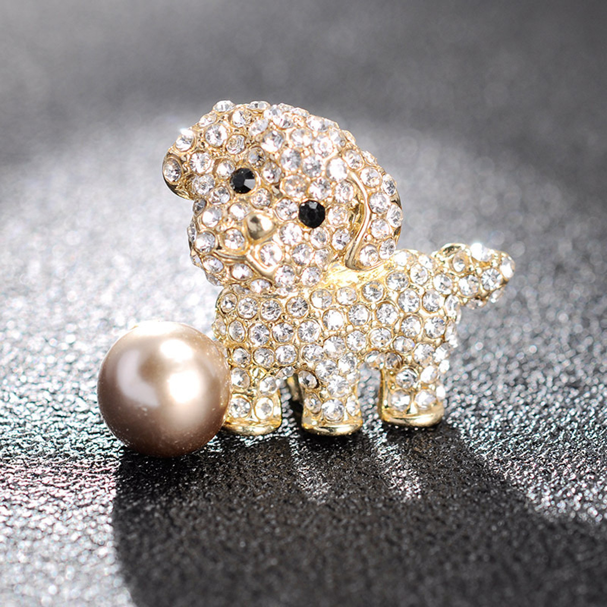 TEMU 1pc Cute Puppy Brooch Exquisite Lapel Pin Brooch Jewelry Animal Jewelry