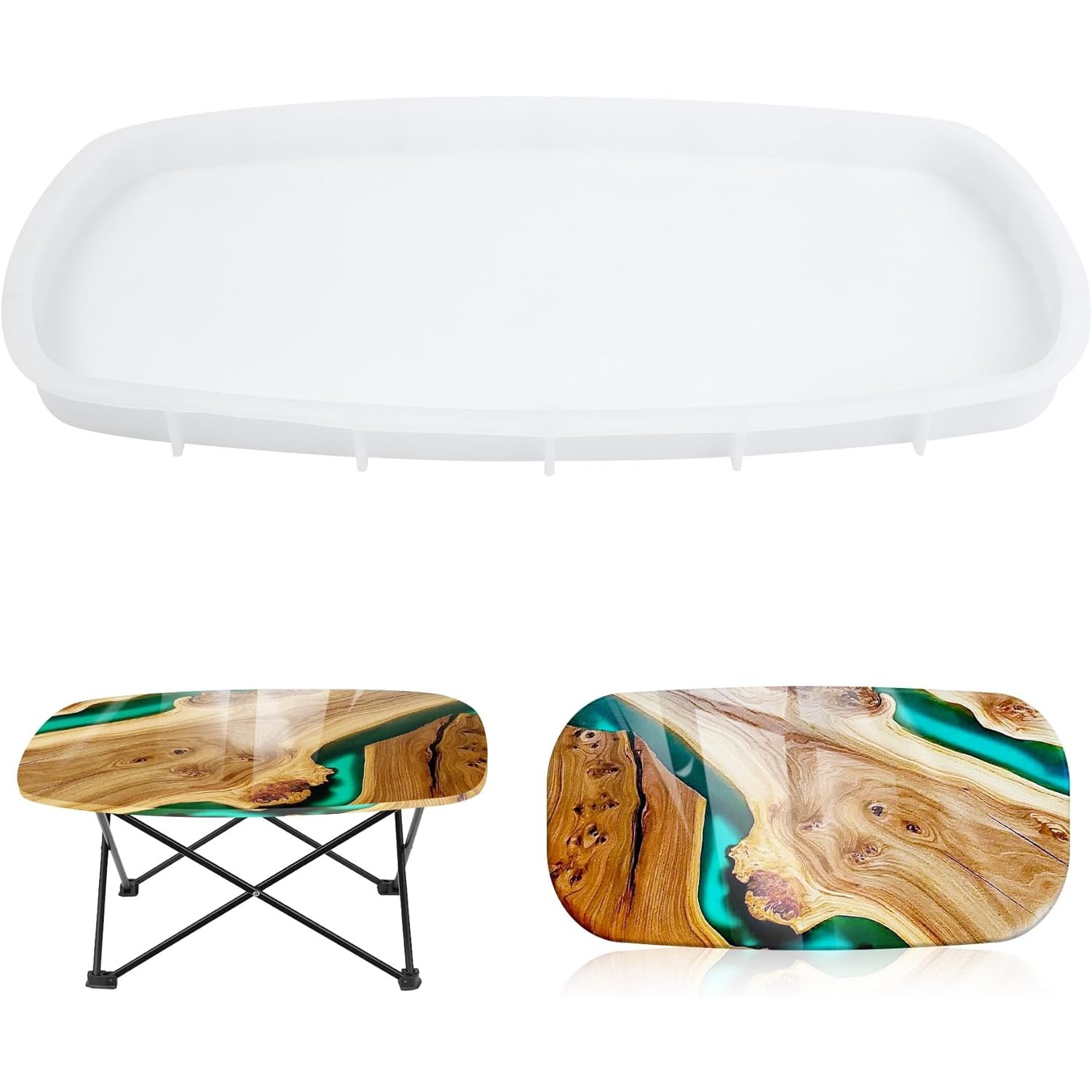 Extra Large Silicone Molds For Epoxy Resin Table, Oval Epoxy Resin Molds For Diy Art Home Decor, , Cutting Board, Resin Art