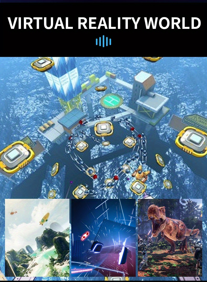 Casque VR Universel pour Smartphones - Compatible iOS et Android, avec Lunettes de Jeu HD Immersives pour Films et Jeux de Realité Virtuelle, Conçu avec des Sangles Réglables et une Construction Légère