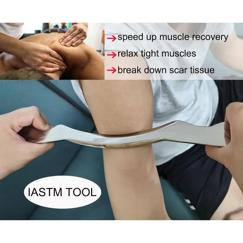 muscle scraper stainless steel gua sha massage iastm tools great long bar Product details 4