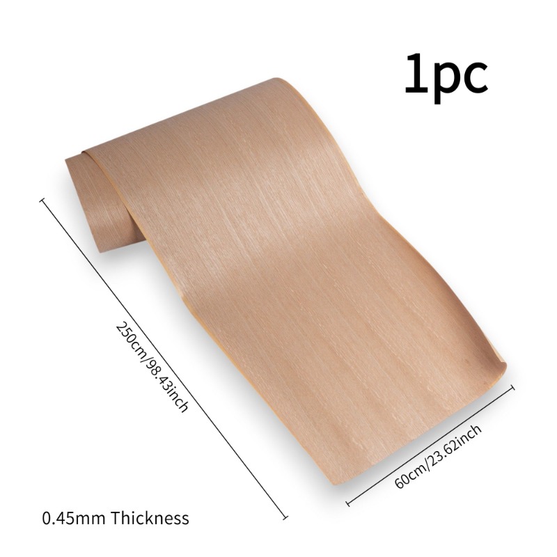 TEMU Panneaux de Placage en Bois - Bois à Grain Droit - Épaisseur de 0,45 mm - Idéal pour Panneaux Muraux et DIY, Emballage en Boîte pour Expédition
