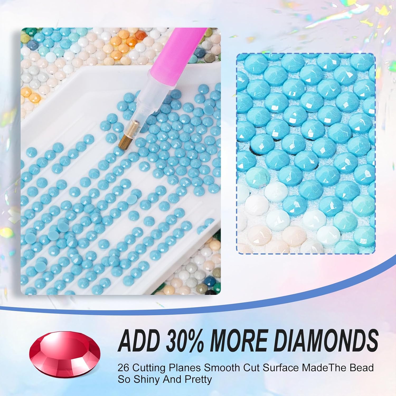 Lotus Diamond Painting Pendant Insert Kit