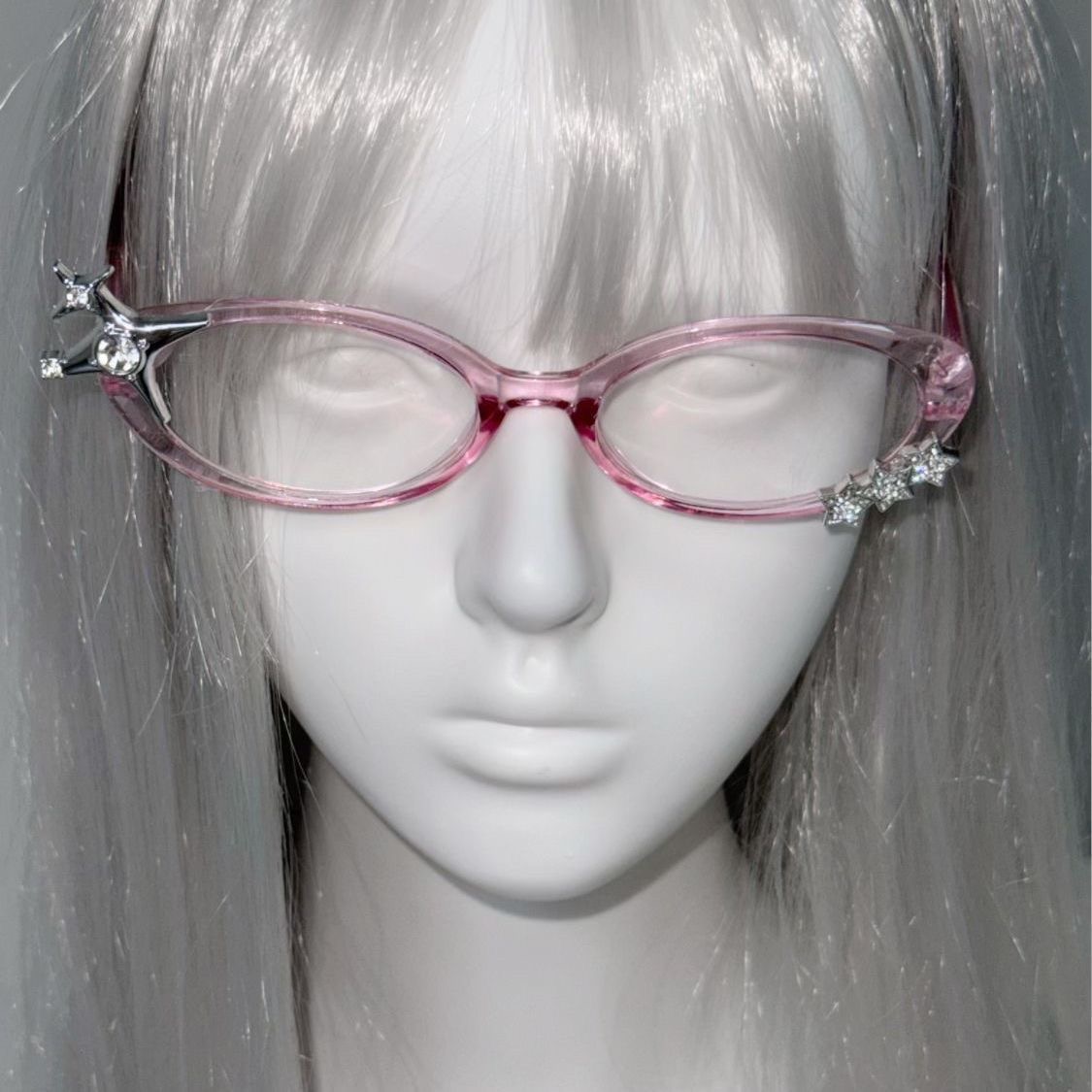 Y2k Vintage Cute Matte Pink Cat Glasses For Street Photography And Selfies