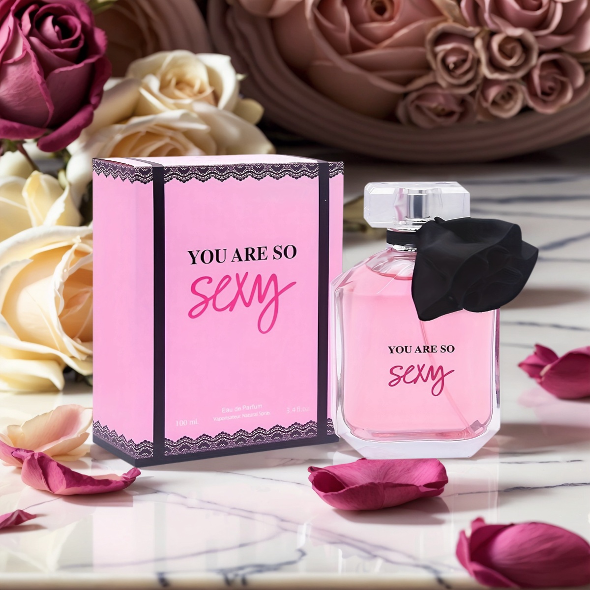 TEMU You Are So Lasting Fragrance Women's Perfume Spray, With A Light And Elegant Floral Scent, Suitable For Daily Wear, An Ideal Holiday Gift, 3.4
