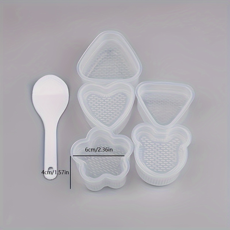 Image of Rice And Vegetable Roll Molds, Rice And Vegetable Roll Maker, Triangular Rice And Vegetable Roll Molds, Sushi Molds, Lunch And Home, Kitchen Additions, Homemade Supplies, Bento Making Tools