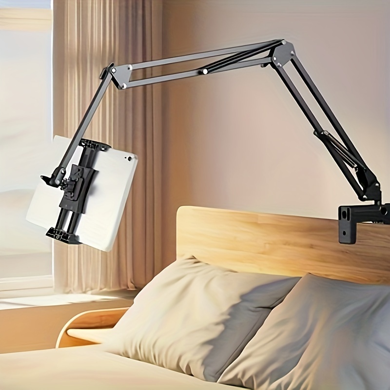 TEMU Extendable Desktop Stand, Long-arm Tablet Stand, Bedside Desktop Stand, Suitable For Ipad, Smartphone Stand, Lazy Phone Stand, Bedside Stand,