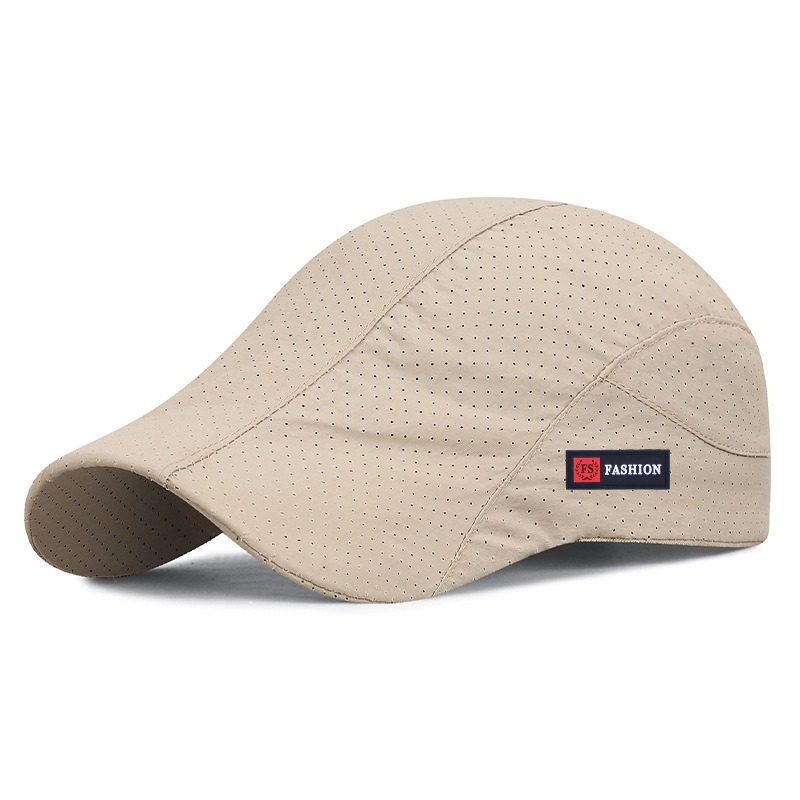 TEMU 1 pièce, Nouvelle Casquette de Baseball Légère de Printemps/Été, Respirante, à Séchage Rapide, Poinçonnée, Unisexe, Pare-Soleil d'Extérieur,