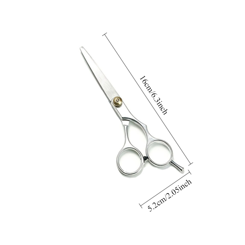 TEMU 1 pièce de ciseaux de coiffure unisexes professionnels, adaptés aux ciseaux à éclaircir utilisables par gauche et droite pour les cheveux à