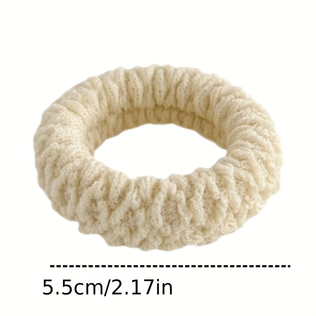 16pcs of Wide And Thick Popcorn Hair Ties in Beige And Coffee Color, Easy Design, High Elasticity That Doesn'T Pull Hair, Perfect for Securing Buns, Anti-Slip, Suitable for High Ponytails, Ideal for Women with Thick Or Fine Hair, Daily Commuting 5 16pcs of Wide And Thick Popcorn Hair Ties in Beige And Coffee Color, Easy Design, High Elasticity That Doesn'T Pull Hair, Perfect for Securing Buns, Anti-Slip, Suitable for High Ponytails, Ideal for Women with Thick Or Fine Hair, Daily Commuting - Image 5