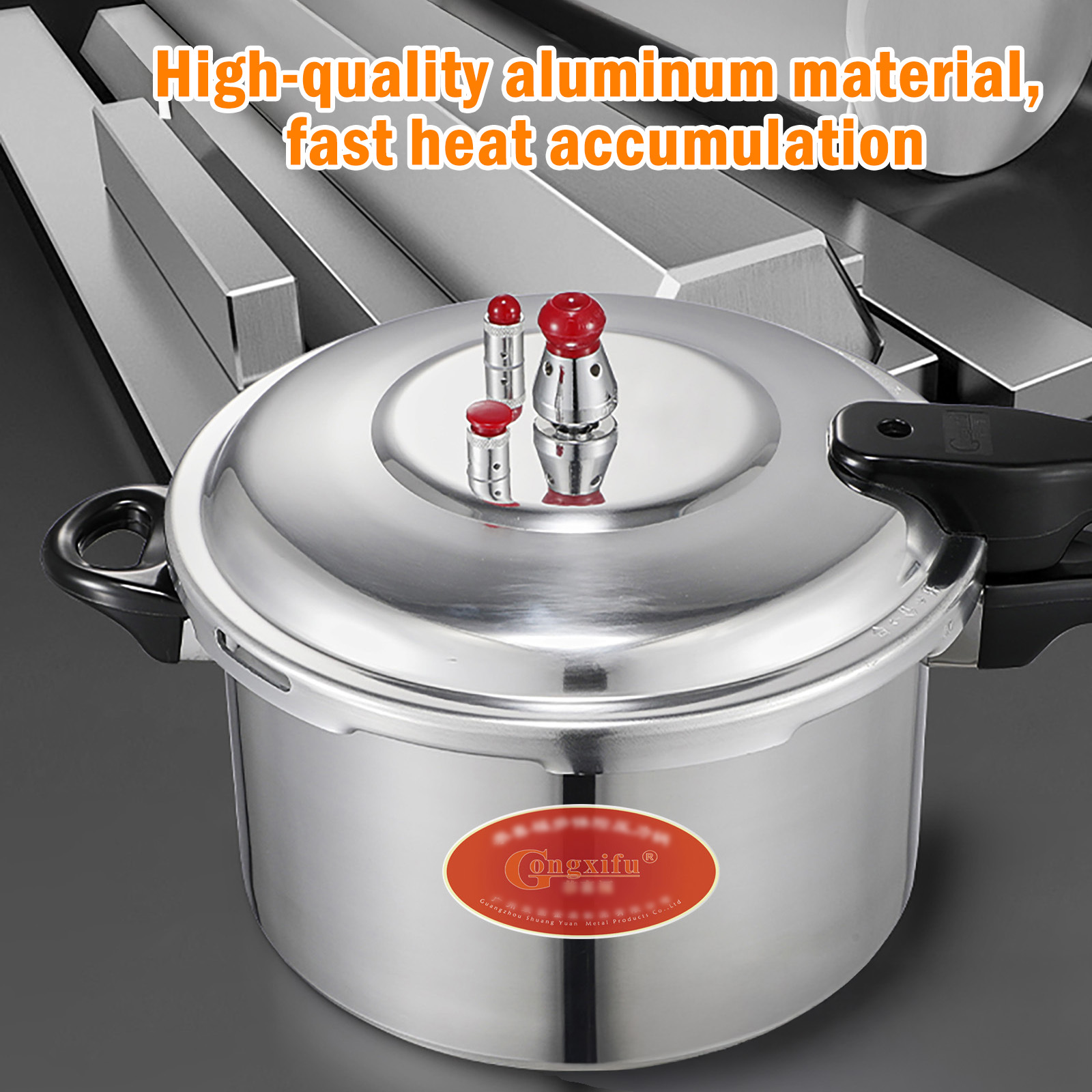 1pc aluminum quick cooking   and   suitable for   and soups   with a lid and steaming rack   holiday gifts such as christmas halloween etc suitable for induction cookers and gas stoves Product details 7