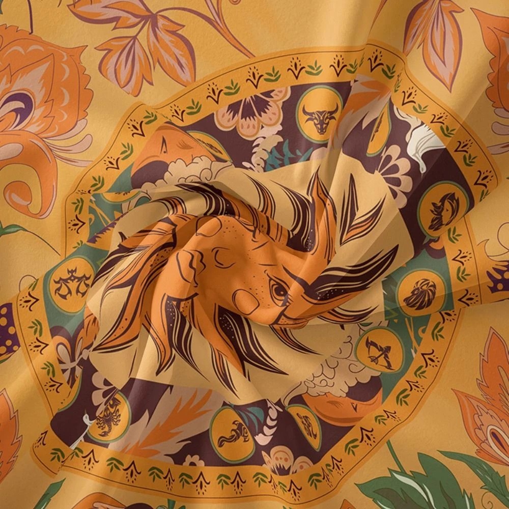 Bohemian Retro Sun Tapestry With Sunflower Butterfly And Moth_voghion.com