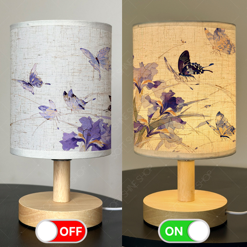LED Fabric Desk Lamp for Bedroom & Dormitory