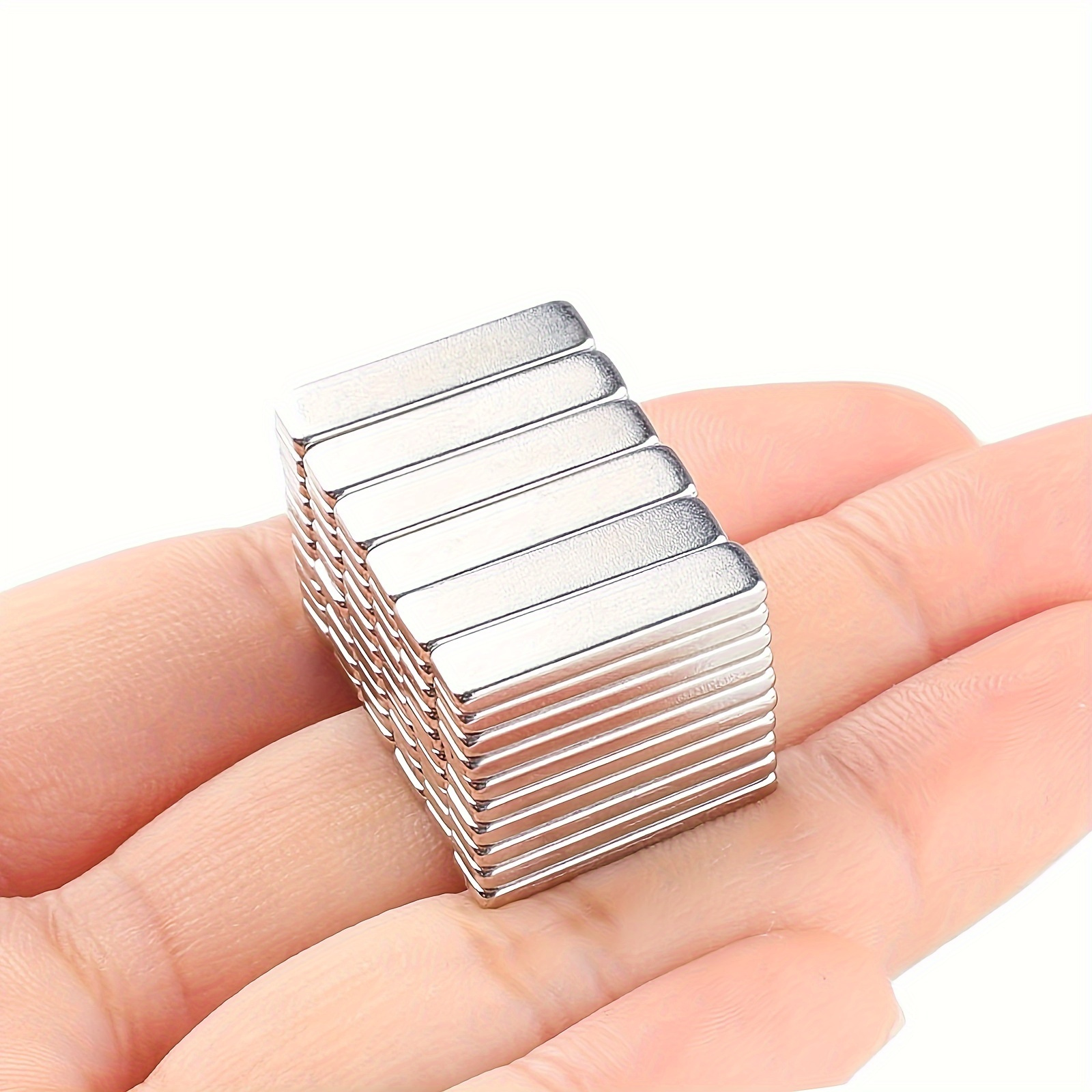 

30pcs Neodymium Magnets Bars, 20x4x2mm, Magnets, Rectangular Magnetic Bar, Small Magnets For Kitchen Office Tool Storage