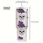 vaso térmico de acero inoxidable de 30oz con para carnaval de - para bebidas calientes y frías, ideal para viajes y taza de café, gran regalo para las fiestas