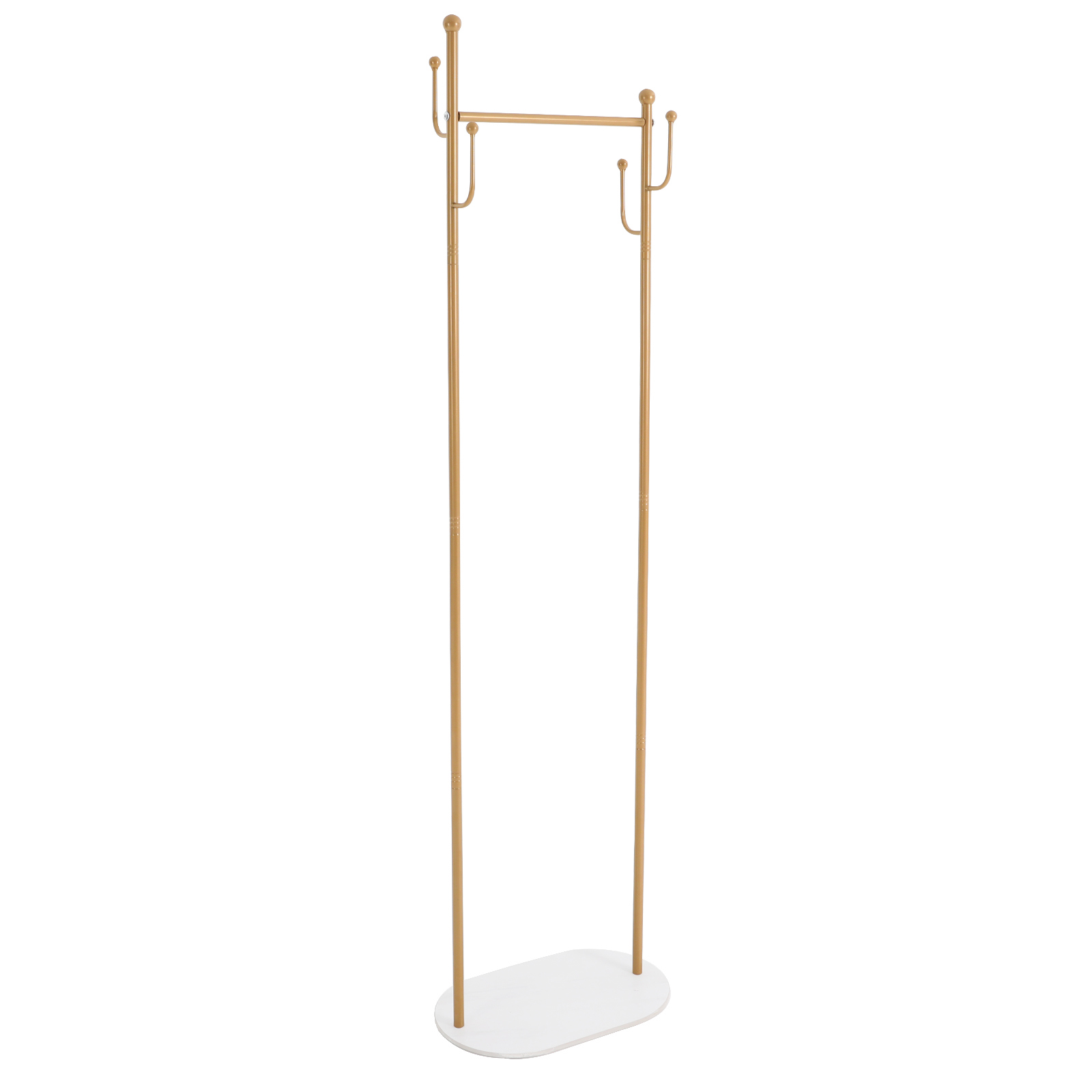 TEMU 1pc Clothes Rack, Modern Clothing Rack With Cactus-shaped Hook Design, Freestanding Clothes Rack, 45 X 170cm / 17.72 .93in, For Bathrooms,