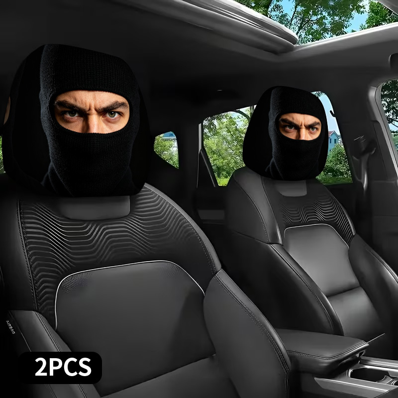 TEMU 2pcs Housses d'appui-tête de voiture - Douces, élégantes, confortables pour la conduite quotidienne et les