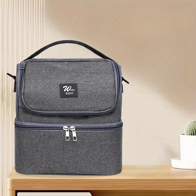 Double Layer Insulated Bag w/ Shoulder Straps