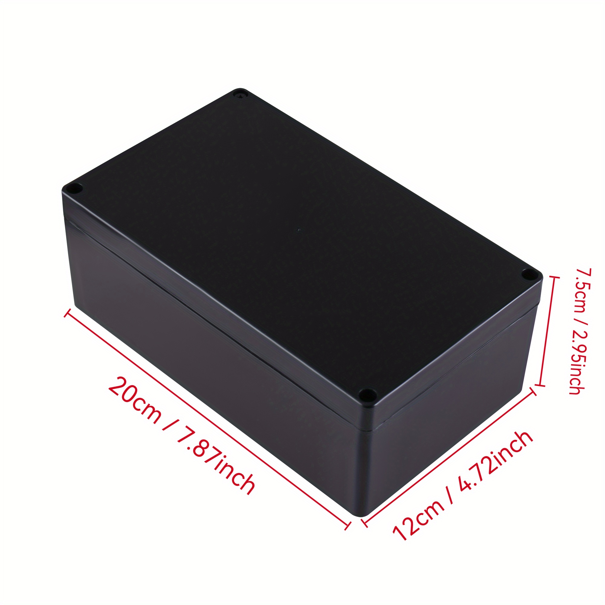 1pc 200mm abs plastic electronic junction box indoor outdoor enclosure
