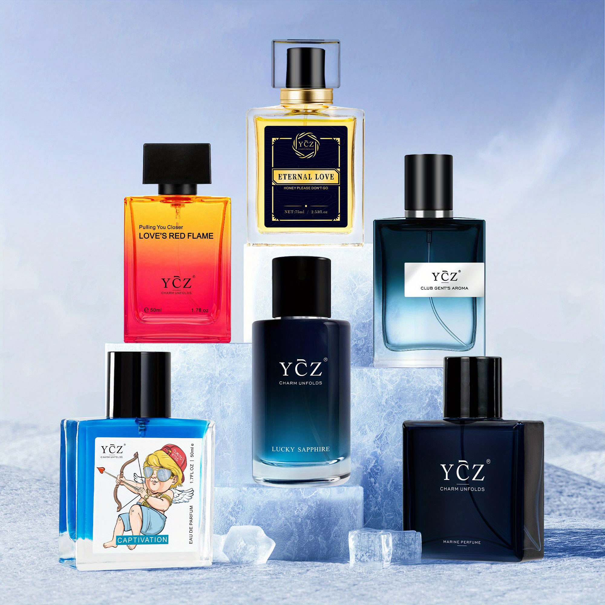 ycz mens mystery fragrance 1 7 oz 2 53 oz ginger musk - Temu