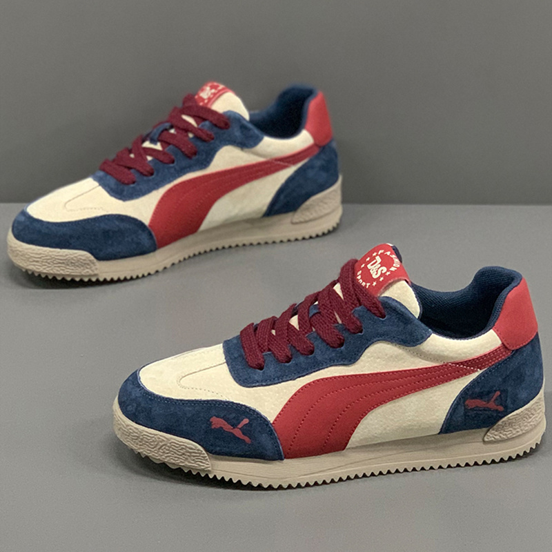 New Fashion Light Luxury Men's Low-Top Comfortable Sneakers, Casual Shoes, Running Shoes, Vintage Style, Comfortable, Lightweight, Anti-Slip, Wear-Resistant, and Versatile