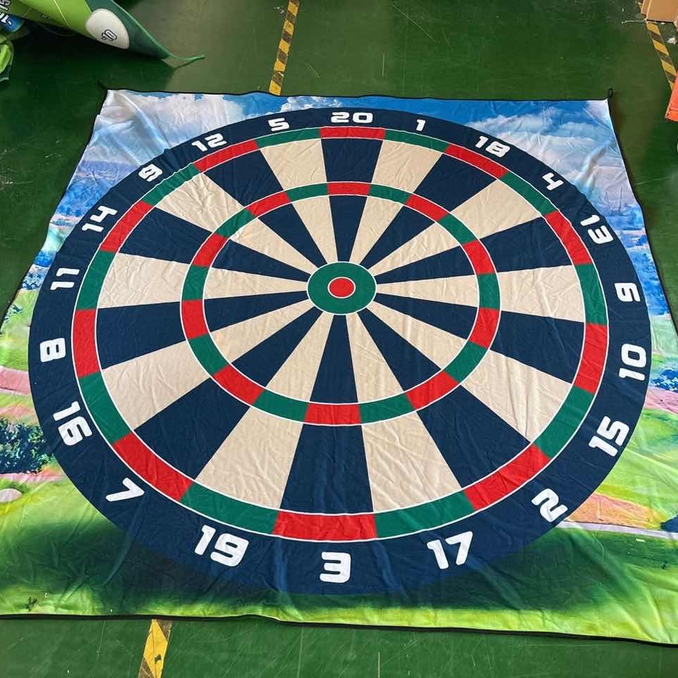 Golf Chipping Game with Sticky Dart Practice Mat