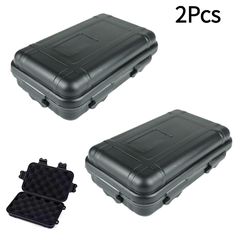 TEMU Pressure-resistant Storage Box Toolbox, Suitable Outdoor Camping And Survival Bags, Shockproof, Waterproof, And Airtight Small Outdoor Survival