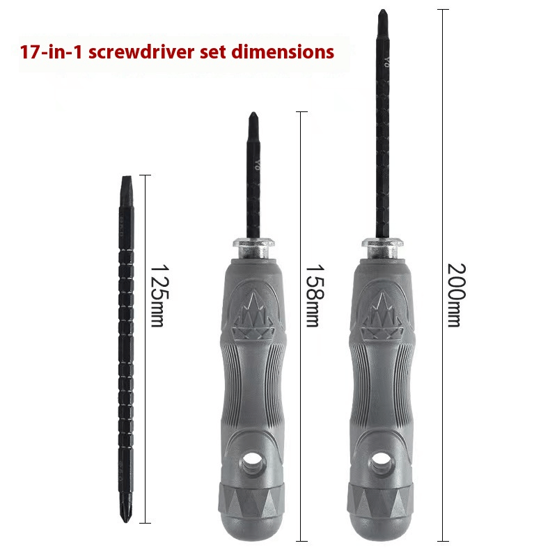 multifunctional 17 in 1 strong magnetic special shaped screwdriver set Product details 2