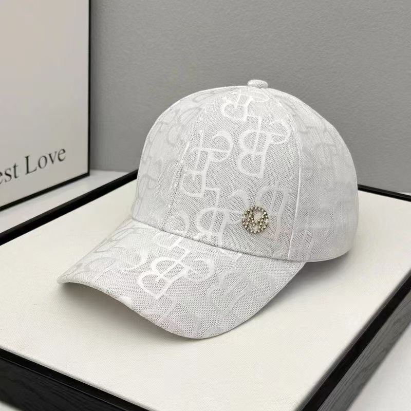 TEMU 1/5/10pcs Diamond-studded M-label Fashionable Duck Tongue Hat Women's Letter Spring Summer Casual Baseball Cap Christmas Holiday Hat Halloween