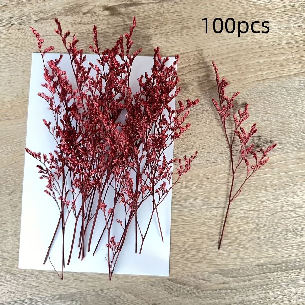 100pcs Realistic Red Artificial Flowers - Sturdy Stems With Foliage, Lifelike Faux Roses & Blossoms Wedding Centerpieces, Crafts,easter - Bulk Flowers Arransynthetic Gemstoneents & Party
