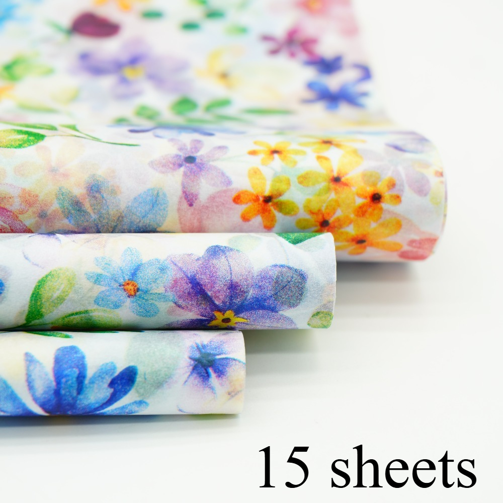 TEMU Carta colorata adatta per confezioni regalo, decorazioni per bouquet e riempitivi per scatole - Fogli rivestiti di cera/ con motivi multicolore,
