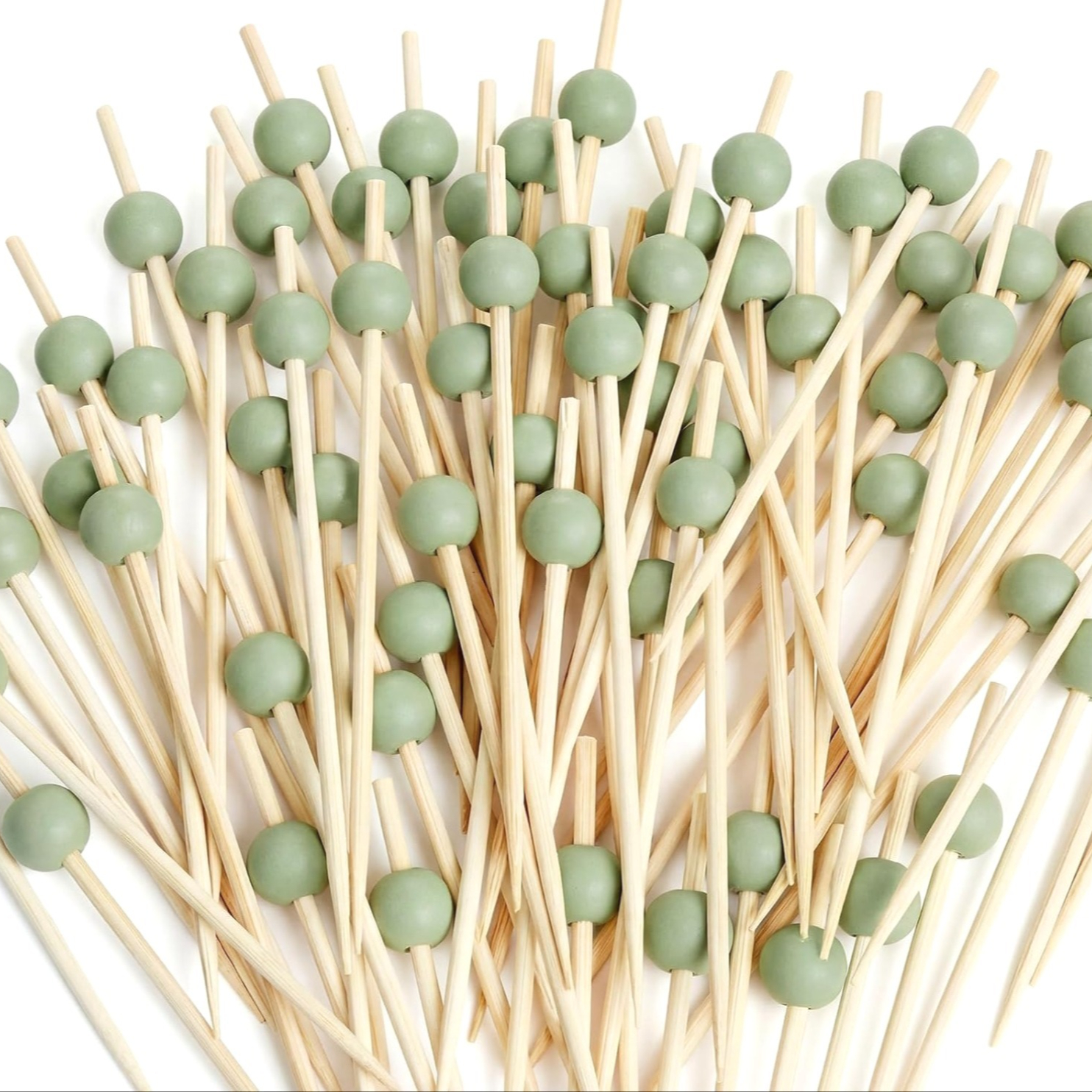 TEMU 99pcs Sage Green Picks, 4.7