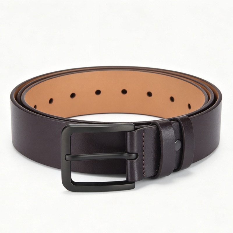 Men's Automatic Buckle Belt with Eagle Head Zinc Alloy Buckle