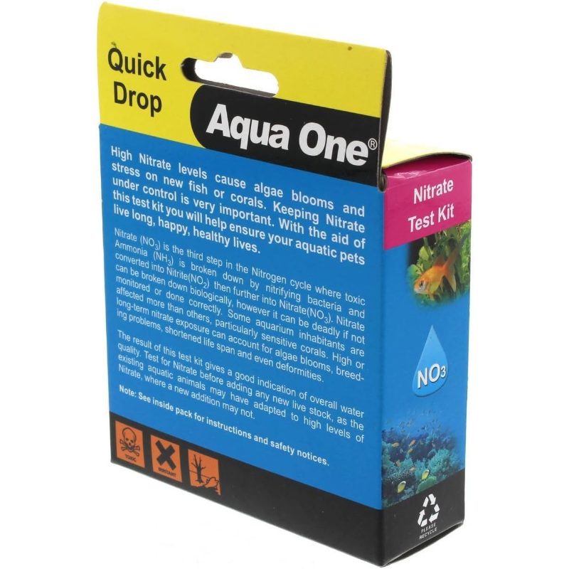 Aquarium Nitrate Kit NO3 Quick Drop 92055 Fish Aqua One - Image 5