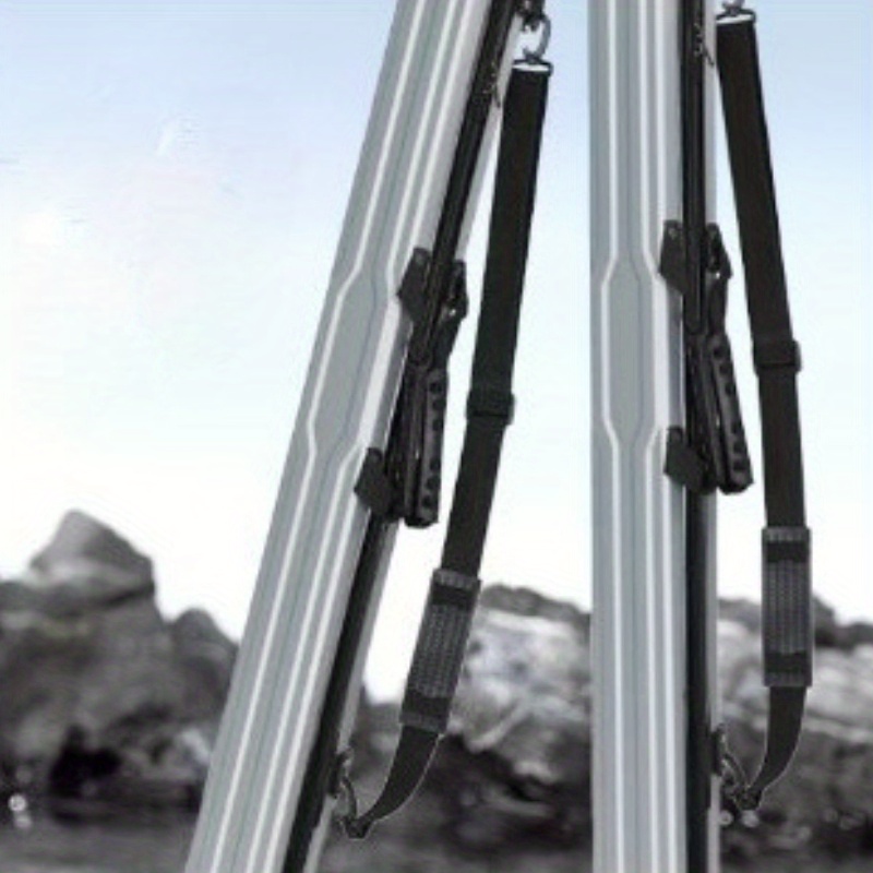 TEMU Outdoor Fishing 1.25-meter Fishing Gear Bag, Multifunctional Hard Shell Fishing Bag